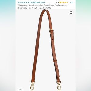 Allzedream Genuine Leather Purse Strap